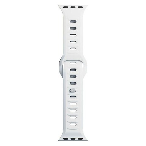 3MK Silicone Watch Strap biały/white dla Apple Watch 42/44/45/49mm