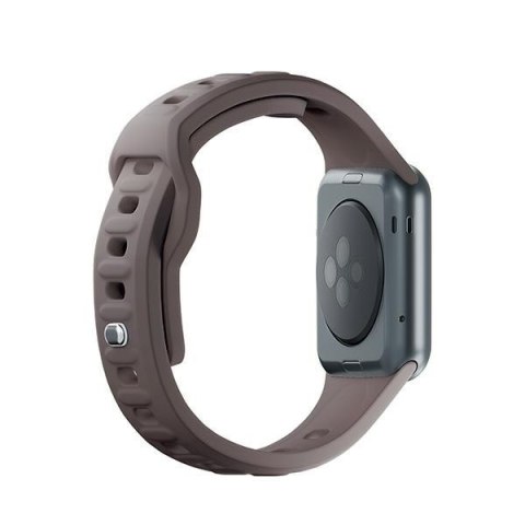 3MK Silicone Watch Strap brązowy/taupe dla Apple Watch 42/44/45/49mm
