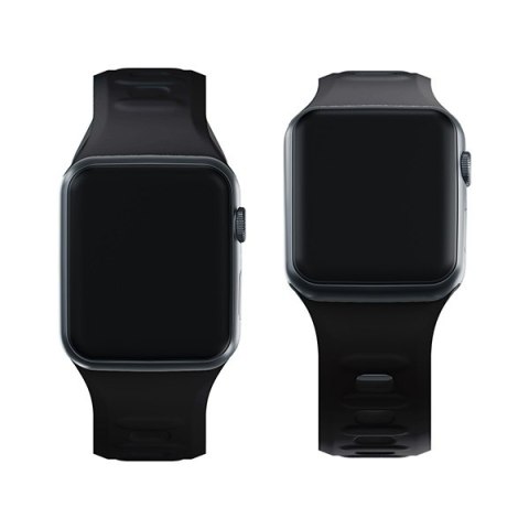 3MK Silicone Watch Strap czarny/black dla Apple Watch 38/40/41mm