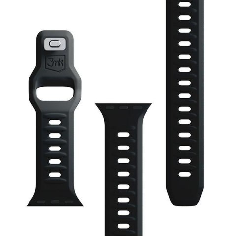3MK Silicone Watch Strap czarny/black dla Apple Watch 38/40/41mm