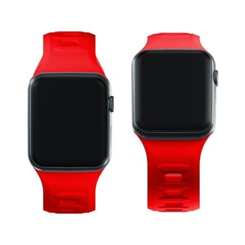 3MK Silicone Watch Strap czerwony/red dla Apple Watch 38/40/41mm