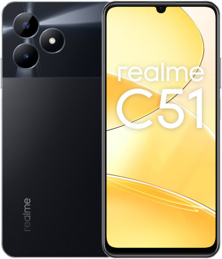 Realme C51 4/128GB Czarny Carbon Black