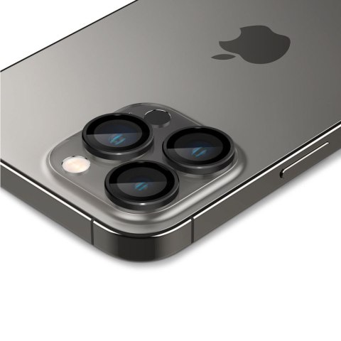 2x Osłona aparatu Spigen Glas.tR EZ Fit Optik Pro do iPhone 14 Pro / 14 Pro Max / 15 Pro / 15 Pro Max Black