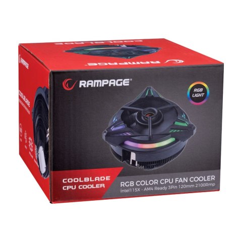 Rampage Chłodzenie procesora CPU COOLBLADE aktywne LGA 1700, AM5 80MM