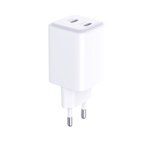 3MK Hyper Charger PD 45W ład. sieć. biała/white + 2x USB-C Cables