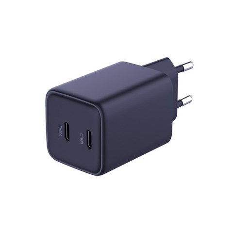 3MK Hyper Charger PD 45W ład. sieć. czarna/black + 2x USB-C Cables