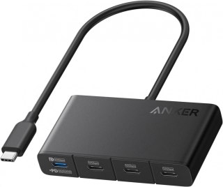 Anker Hub 4w1 10Gbps USB-C Czarny