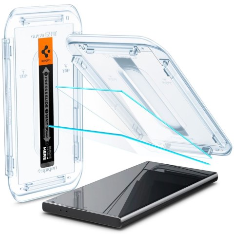 2x Szkło hartowane do Samsung Galaxy S24 Ultra | Spigen Glas.TR EZ Fit Clear