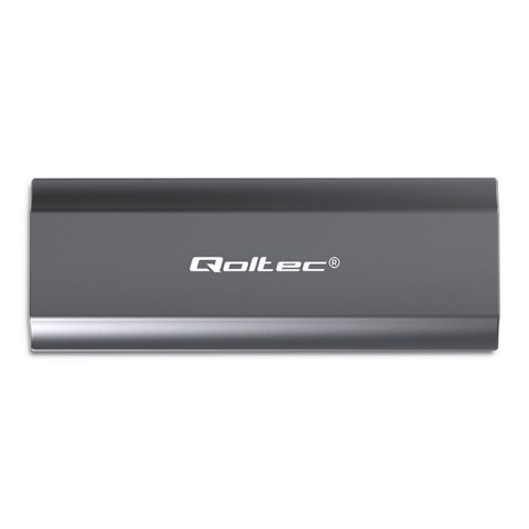 Qoltec Obudowa | kieszeń NV2271 do dysków M.2 SSD| SATA | NVME | USB-C