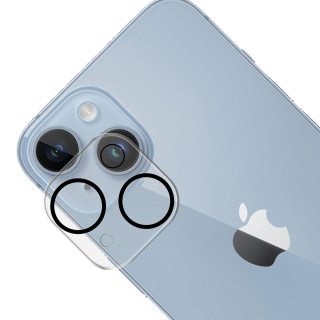 3MK Lens Pro Full Cover | Szkło hartowane na obiektyw aparatu do iPhone 14/14 Plus z ramką montażową