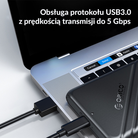 Orico Obudowa dysku SATA 2,5" USB 3.1 czarna