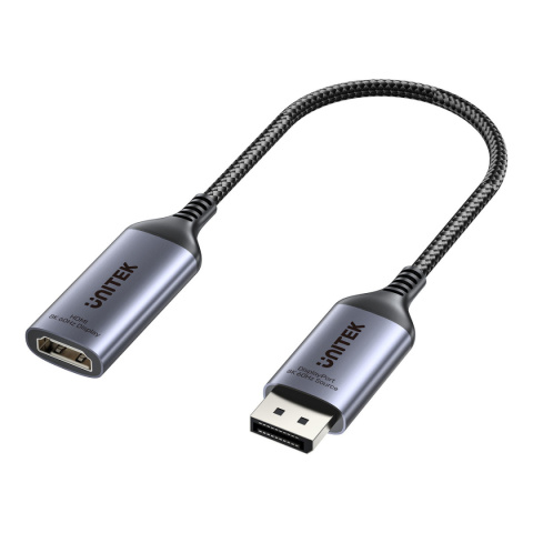 Unitek Przejściówka z DisplayPort 1.4 na HDMI 2.1 | 8K60Hz | V1611A01