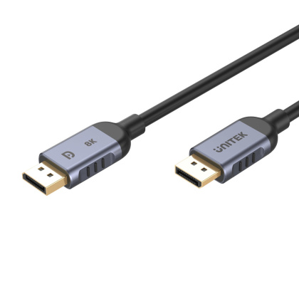 Unitek Kabel DisplayPort 1.4 | 8K 60Hz | 4K 240Hz | HDR | HDCP 2.3 | DSC 1.2 | 1,5m