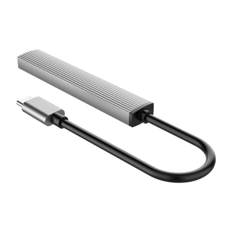 Orico Hub USB-C, USB-A 5Gbps, 3*USB-A 2.0, aluminiowy