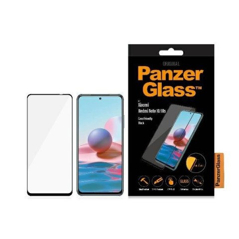 PanzerGlass E2E Regular Xiaomi Redmi Note 10/10s Case Friendly czarny/black