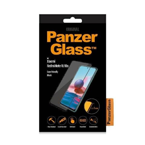 PanzerGlass E2E Regular Xiaomi Redmi Note 10/10s Case Friendly czarny/black