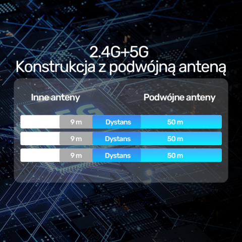 Unitek Bezprzewodowy nadajnik HDMI | Zasięg do 50m | Czarny | V1184A01