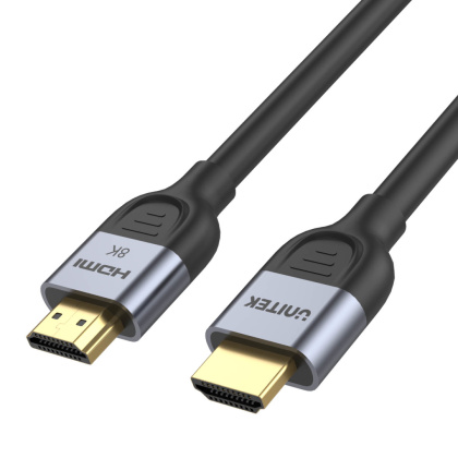 Unitek Kabel HDMI 2.1 8K 60Hz | Czarny | 1,5m | C11086GY01-1.5M