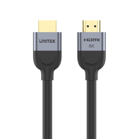 Unitek Kabel HDMI 2.1 8K 60Hz | Czarny | 1,5m | C11086GY01-1.5M