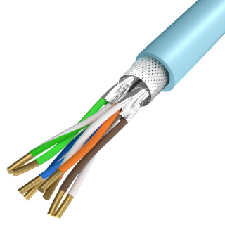 Unitek Kabel skrętka LSZH Cat. 7 S/FTP | 305 m | C18122BL