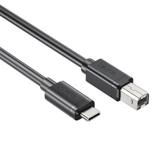 Unitek Kabel do drukarki USB-C na USB-B 2.0 | Czarny | 1m | C14140ABK03-1M