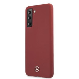 Mercedes MEHCS21SSILRE S21 G991 czerwony/red hardcase Silicone Line
