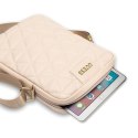 Guess Torba 10'' Różowa/Pink Quilted Tablet Bag