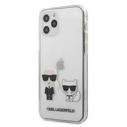 Karl Lagerfeld KLHCP12MCKTR iPhone 12/12 Pro 6,1" hardcase Transparent Karl & Choupette