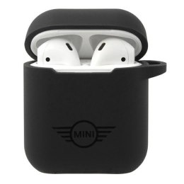 Mini MIACA2SLTBK AirPods cover czarny/black hard case Silicone Collection