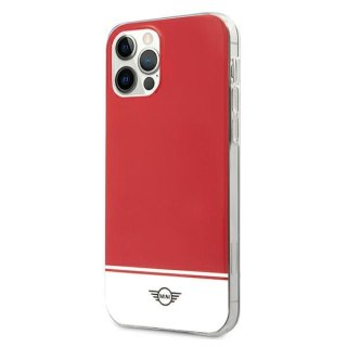 Mini MIHCP12MPCUBIRE iPhone 12/12 Pro 6,1" czerwony/red hard case Stripe Collection