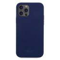 Mini MIHCP12MSLTNA iPhone 12/12 Pro 6,1" granatowy/navy hard case Silicone Tone On Tone