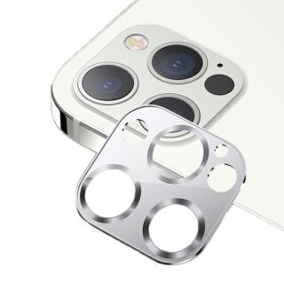 USAMS Camera Lens Glass iPhone 12 Pro Max metal srebrny/silver BH707JTT01 (US-BH707)