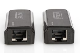 Digitus Mini Przedłużacz/Extender HDMI do 50m po skrętce Cat.6/7, 1080p 60Hz FHD, HDCP 1.2, z audio (zestaw)