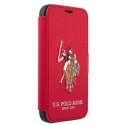 US Polo USFLBKP12SPUGFLRE iPhone 12 mini 5,4" czerwony/red book Polo Embroidery Collection