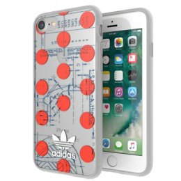 Adidas OR Clear Case 70S iPhone SE 2020/ 6/6s/7/8 / SE 2022 czerwony/red 28494