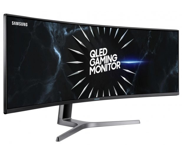 Samsung Monitor 49 cali LC49RG90SSRXEN VA 5120x1440 DQHD 32:9 super szeroki 2xHDMI/2xDP 4 ms (GTG) zakrzywiony 120Hz Gaming