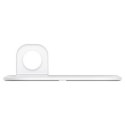 Spigen Magfit Duo Apple Magsafe &Watch Charger Stand biały/white AMP02797