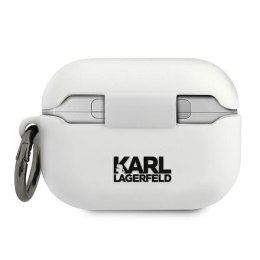Karl Lagerfeld AirPods Pro cover biały Silicone Choupette
