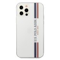 US Polo USHCP12MPCUSSWH iPhone 12/12 Pro 6,1" biały/white Tricolor Collection