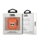 Karl Lagerfeld AirPods cover pomarańczowy Choupette