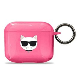 Karl Lagerfeld AirPods 3 cover różowy Choupette