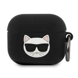 Karl Lagerfeld AirPods 3 cover czarny Silicone Choupette
