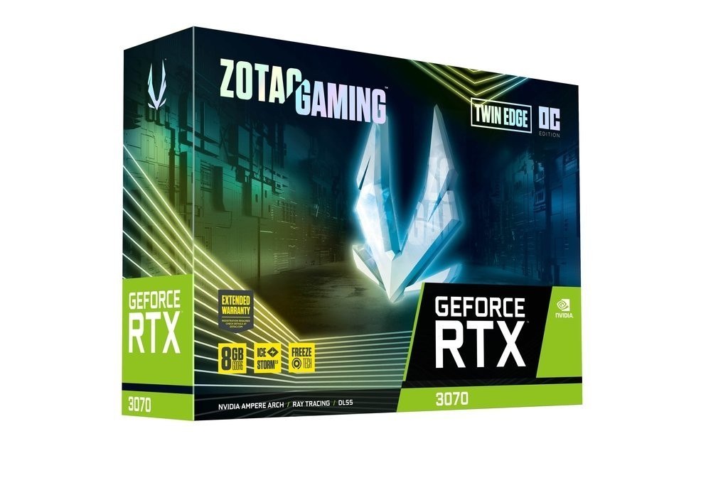 ZOTAC Karta graficzna GeForce RTX 3070 Twin Edge OC LHR 8GB GDDR6X 256bit 3DP/2HDMI
