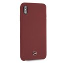 Mercedes MEHCI65SILRE iPhone Xs Max czerwony/red hardcase Silicone Line