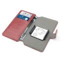 PURO Wallet 360° XL etui uniwersalne czerwony/red obrotowe z kieszeniami na karty UNIWALLET4REDXL
