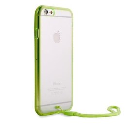 Puro Clear Cover Easy Photo iPhone 6/6S limonka+ smycz IPC647CLEARWLGRN
