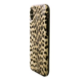 Puro Glam Leopard Cover iPhone Xs Max czarny/black Limited Edition IPCX65LEO1BLK