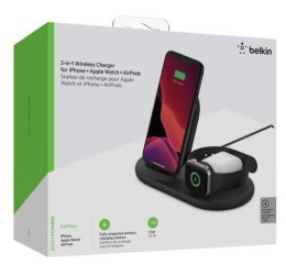 Belkin Ładowarka Wireless 3in1 pad czarna
