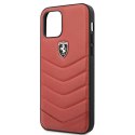 Ferrari FEHQUHCP12MRE iPhone 12/12 Pro czerwony/red hardcase Off Track Quilted