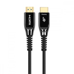 TB Kabel HDMI v2.0 hybrydowy optyczny światłowodowy 30m